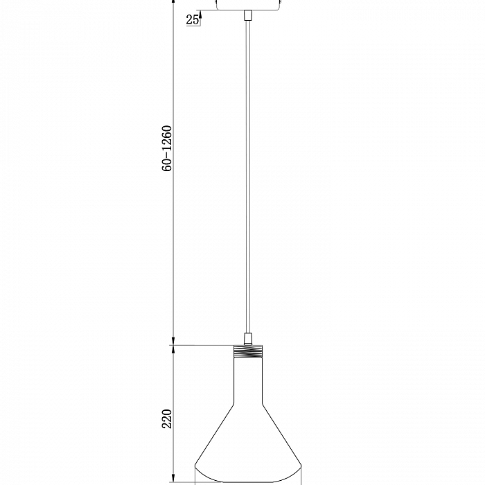 Светильник одинарный Freya FR8010PL-01GB