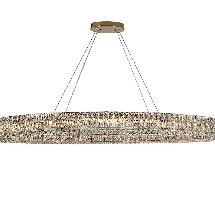 Люстра Newport 8550/160 C oval gold polished