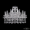 Люстра большая Bohemia Ivele Crystal 1413/12+6/220 Ni