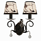Бра Sfera Sveta B85381/2W BK+BROWN