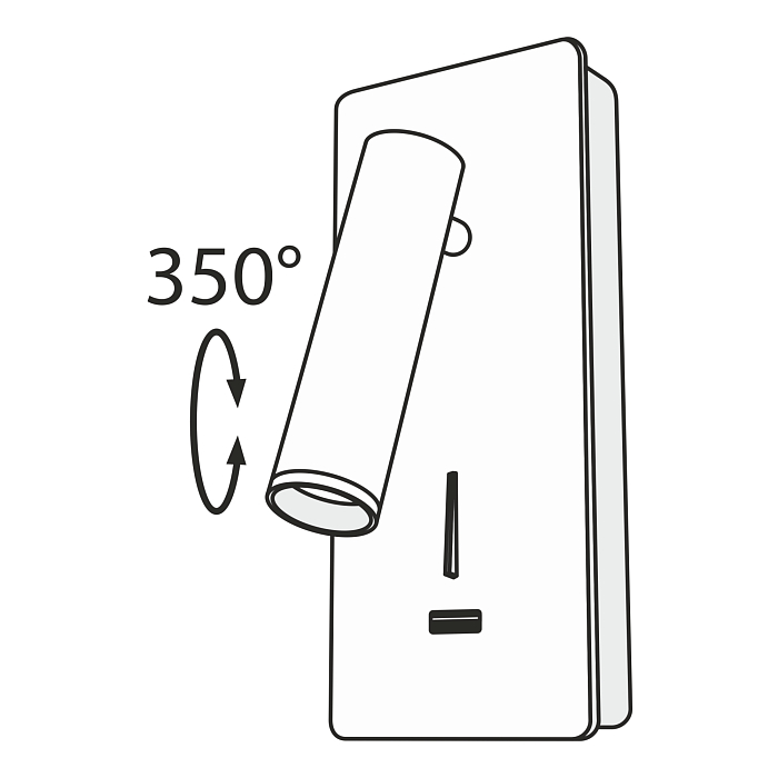 Бра на 1 лампу Technical C041WL-L3B3K