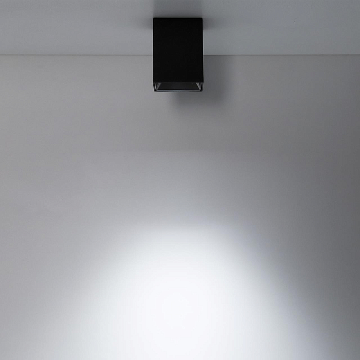 CL7440212 Старк Черный+Хром Св-к Потол. 12W*3500K Светильник накладной  CL7440212