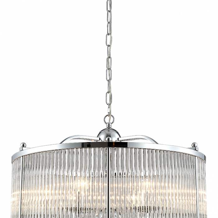Люстра подвесная Crystal Lux TADEO SP6 D600 CHROME/TRANSPARENTE