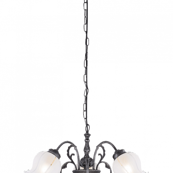 Люстра подвесная Sfera Sveta 85642/3A BK+SILVER