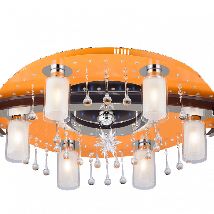 Светильник потолочный Sfera Sveta 8364/6+1 OG+CR WT