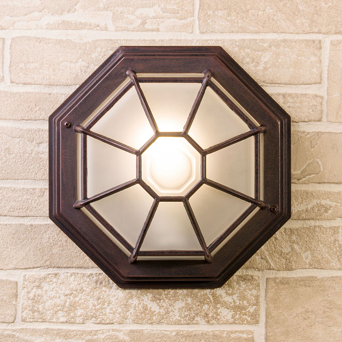 Telarana L капучино уличный настенный светильник GL 1024D Уличный светильник настенно-потолочный Elektrostandard GL 1024D