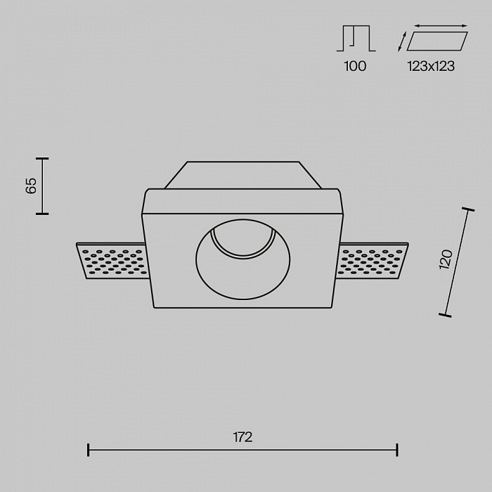 Светильник Technical DL001-WW-01-W