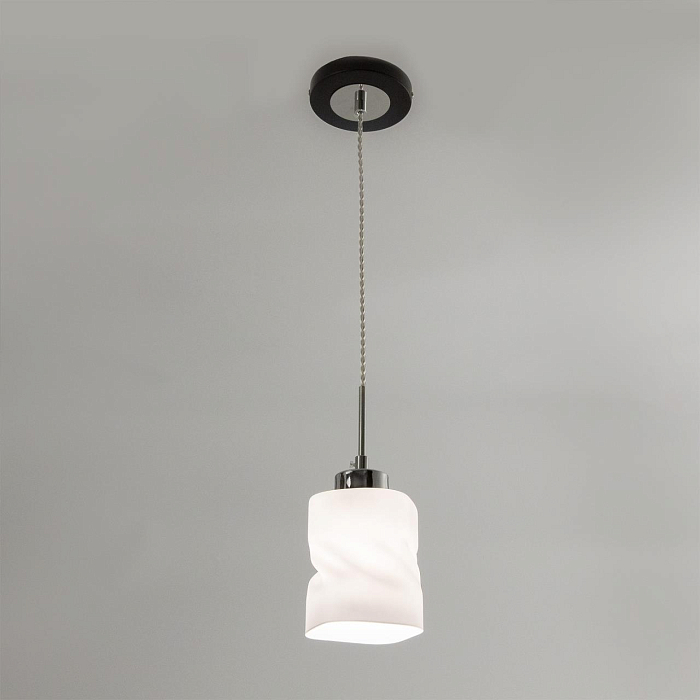 CL126112 Берта Хром+Венге Св-к Подвес Светильник одинарный  CL126112