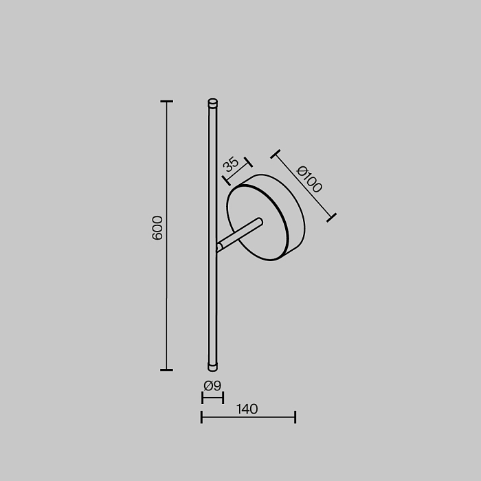 Бра Technical C084WL-L7BS2.7K