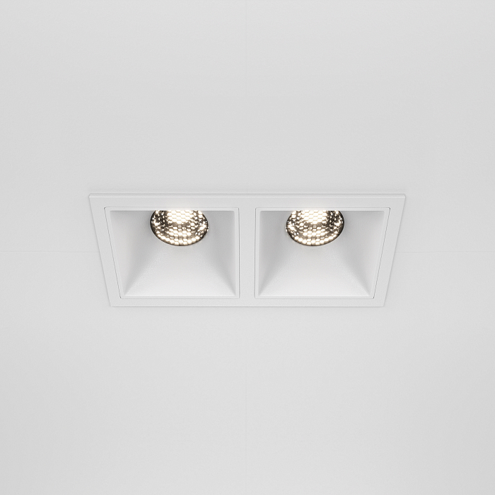 Светильник встраиваемый Technical DL043-02-10W4K-D-SQ-W