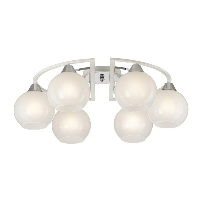 CL121160 Отто Белый+Хром Св-к Люстра Люстра потолочная  CL121160