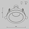 Светильник Technical DL126-GU10-B