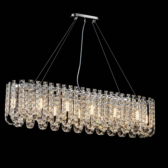 Люстра NewRgy NW082-L1200*W280*H280 OVAL CHROME