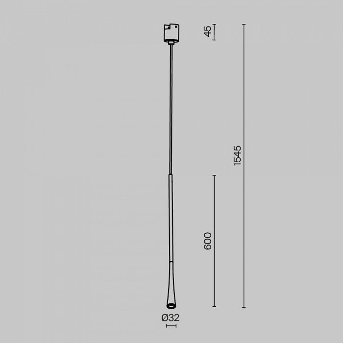 Трековая система Technical TR168-1-7W3K-M-BS