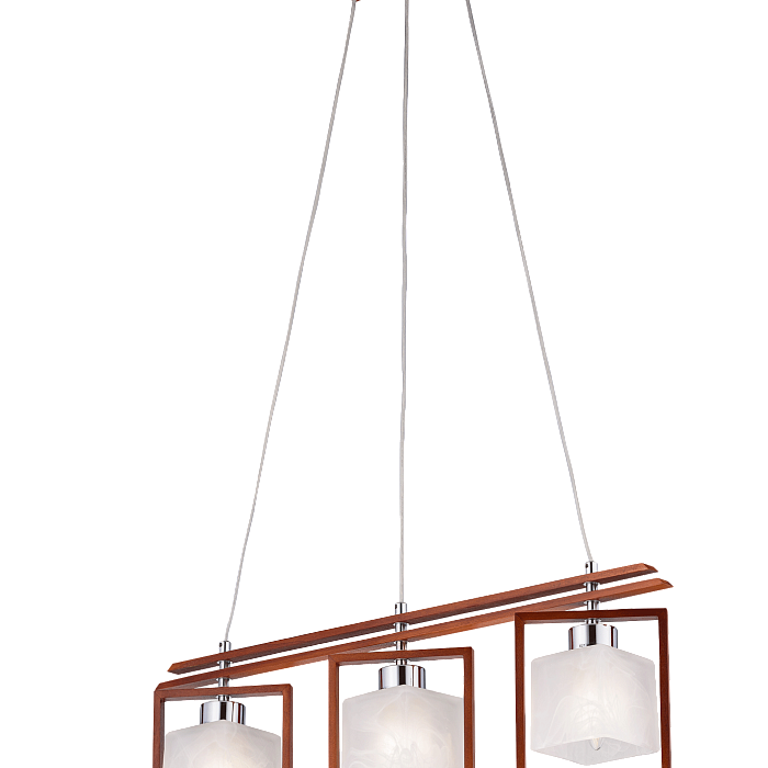 Светильник тройной Sfera Sveta 85573/3P WOOD+CH