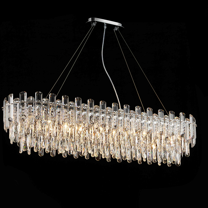 Люстра NewRgy NW076-L1200*W300*H290 OVAL CHROME