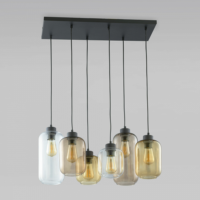 Люстра большой TK Lighting 3176 Marco Brown