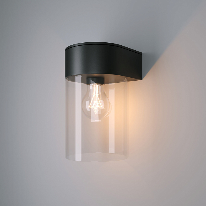 Уличный настенный светильник Atrani 35085/D черный Уличный светильник Elektrostandard 35085/D черный