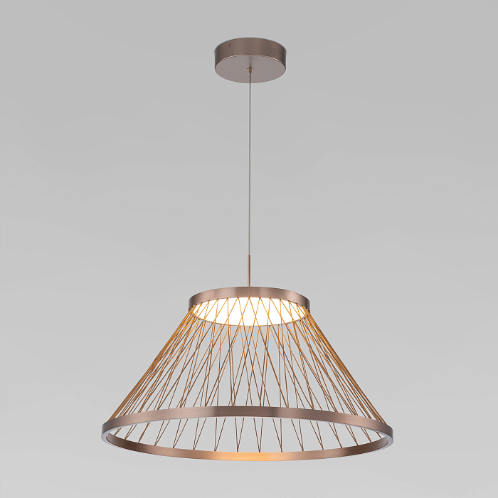 Люстра Eurosvet 40017/1 LED коричневый