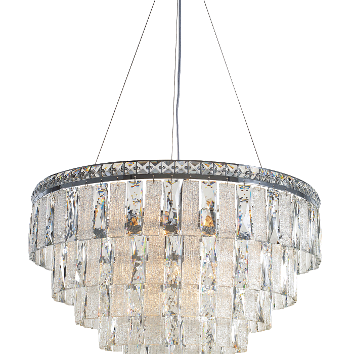 Люстра NewRgy 2893R/14 CHROME+CLEAR