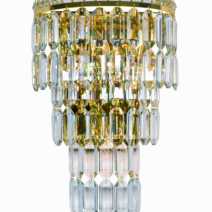 Светильник NewRgy W2796E/4A GOLD+CLEAR