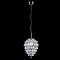 Светильник одинарный Crystal Lux CHARME SP2 CHROME/TRANSPARENT