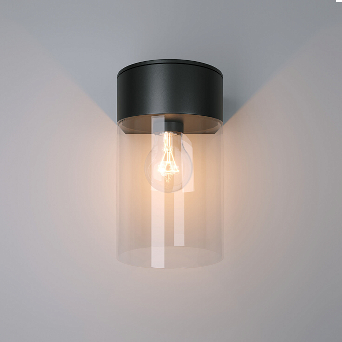 Уличный настенный светильник Atrani 35085/D черный Уличный светильник Elektrostandard 35085/D черный