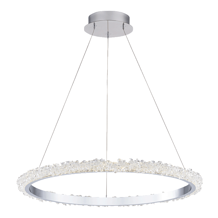 Люстра NewRgy 7299-1C65 CHROME+FINISH+CLEAR CRISTALL
