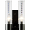 Бра Crystal Lux OTONO AP2 BLACK CHROMIUM/TRANSPARENTE