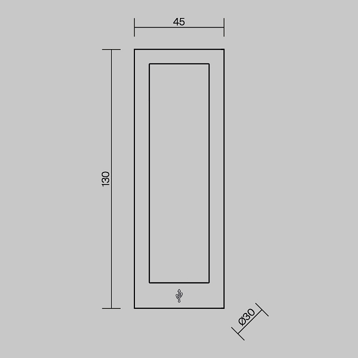 Бра Technical C078WL-L3BBS3K