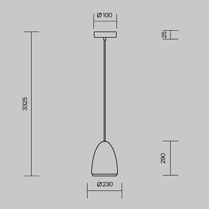 Светильник Maytoni MOD430PL-01CM