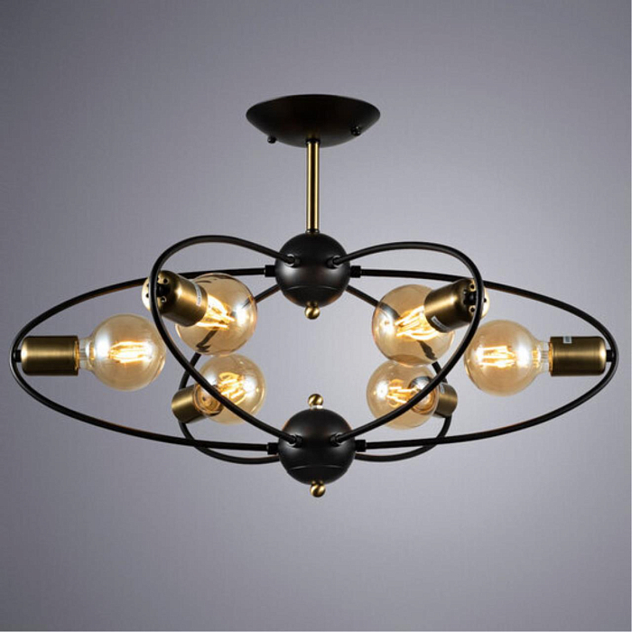 Люстра на штанге ARTE LAMP A1963PL-6BK