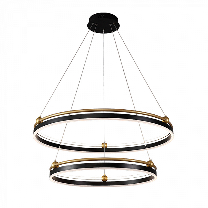Люстра Crystal Lux FERNANDO SP123W LED  BLACK/GOLD