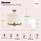 Светильник подвесная Maytoni H007PL-05G