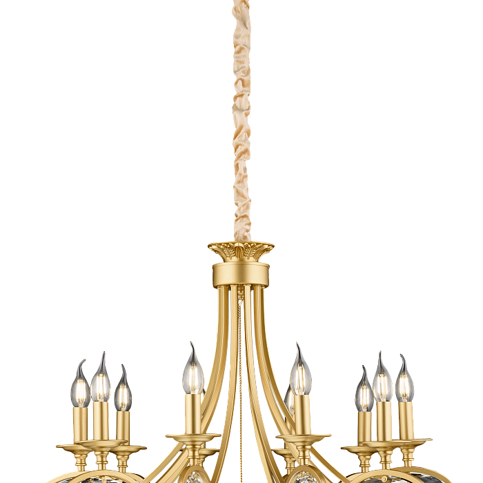 Люстра NewRgy 1870/10 BRS CP