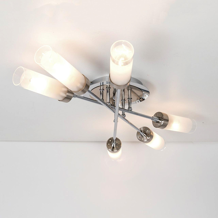 CL109161 Хеликс Хром Мат+Хром Св-к Люстра Люстра потолочная  CL109161