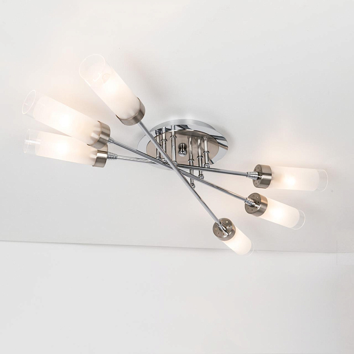 CL109161 Хеликс Хром Мат+Хром Св-к Люстра Люстра потолочная  CL109161