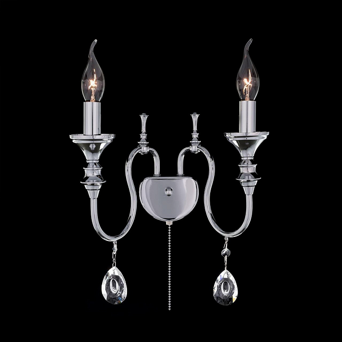 CL437321 Рига Хром Св-к Бра Бра на 2 лампы  CL437321