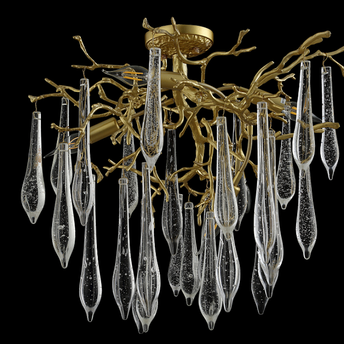 Люстра Crystal Lux REINA PL5 D600 GOLD PEARL