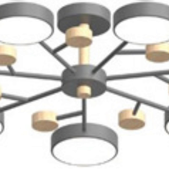 Потолочный cветильник LED4U L3205-800 GR Светильник LED4U L3205-800 GR