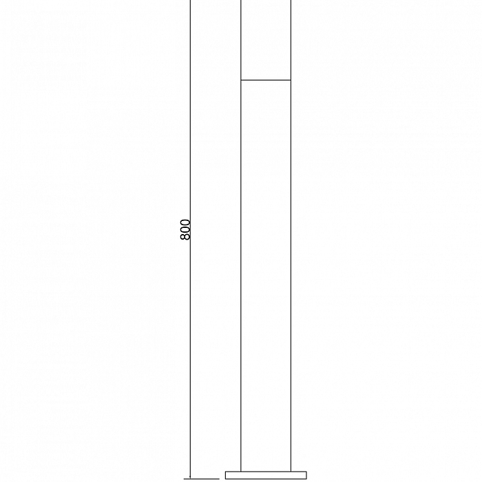 Уличный светильник на столбе Outdoor O418FL-01GR1