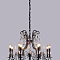 Люстра подвесная Crystal Lux MAGNIFICO SP13 BLACK/TRANSPARENT