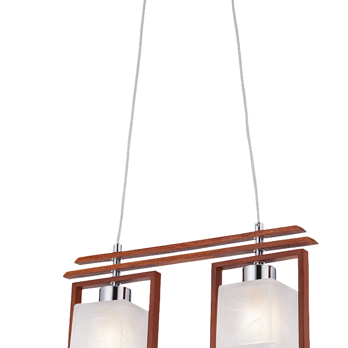 Светильник двойной Sfera Sveta 85573/2P WOOD+CH