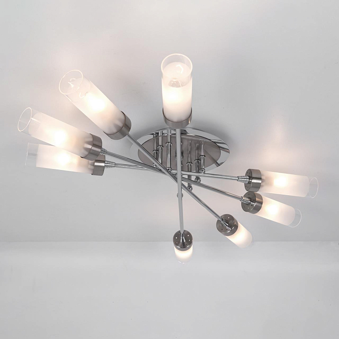 CL109181 Хеликс Хром Мат+Хром Св-к Люстра Люстра потолочная  CL109181