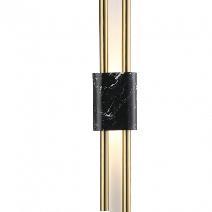 Бра Crystal Lux CARTA AP6W LED BLACK/BRASS