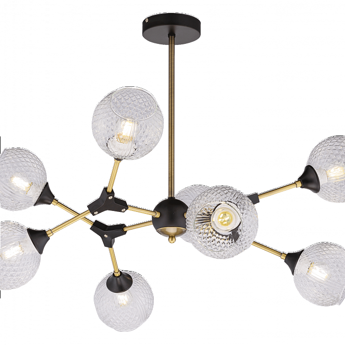 Люстра Sfera Sveta 4858/8 AB+BK