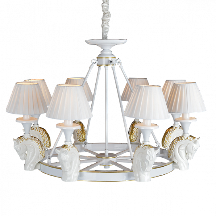 Люстра NewRgy 1958K/8 SWH+GD