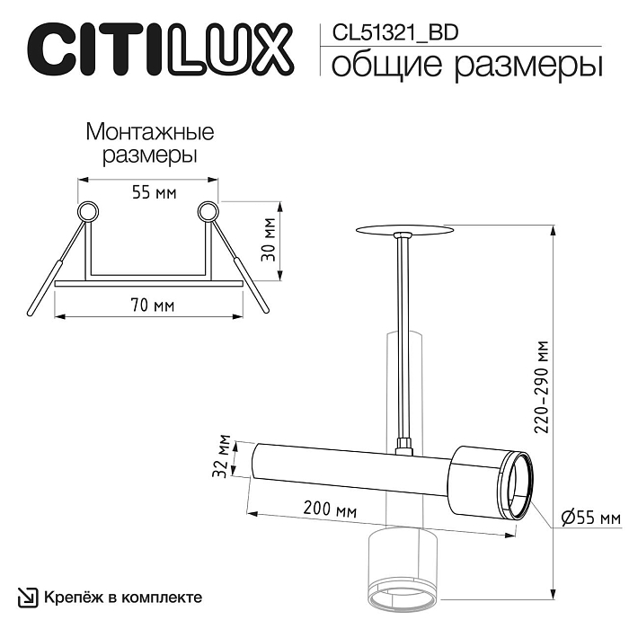 Спот CITILUX CL51321_BD