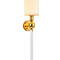 Бра Crystal Lux MIRABELLA AP1 GOLD/WHITE