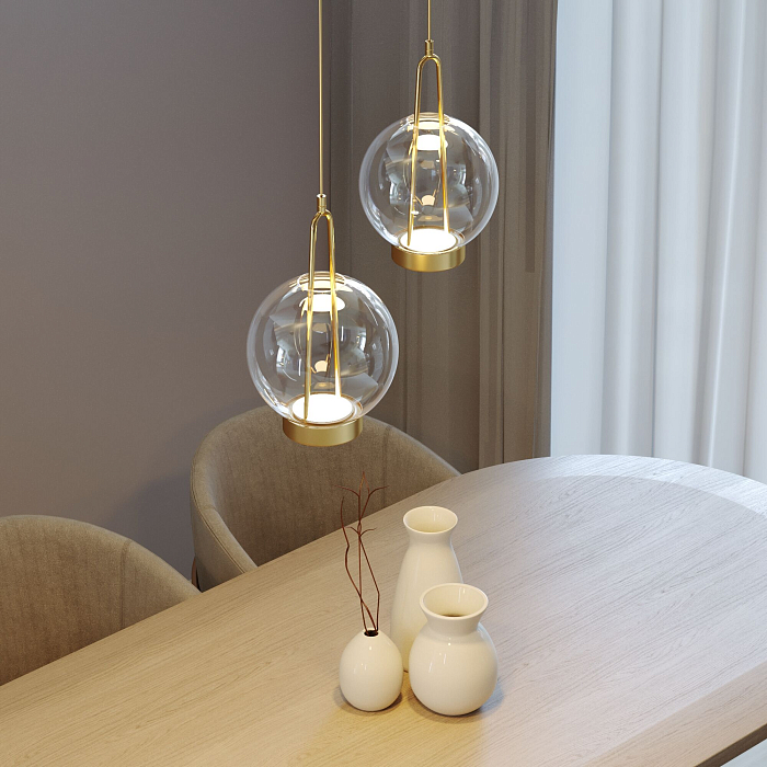 Светильник Eurosvet 50267/1 LED латунь
